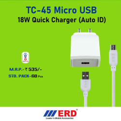 ERD TC 45 20Watt Micro USB-Dock Universal Quick Charger