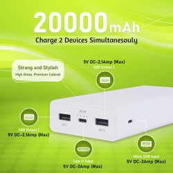 ERD PB-20KE 20000 mAh Li-Polymer Power Bank