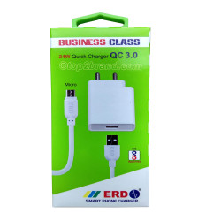 ERD TC 100 3Amp Fast charger With Micro USB Data Cable